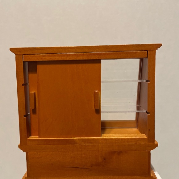 Dollhouse 1:12 Scale  Food Cabinet Display Dining Room Miniature Furniture 16 - Picture 4 of 9